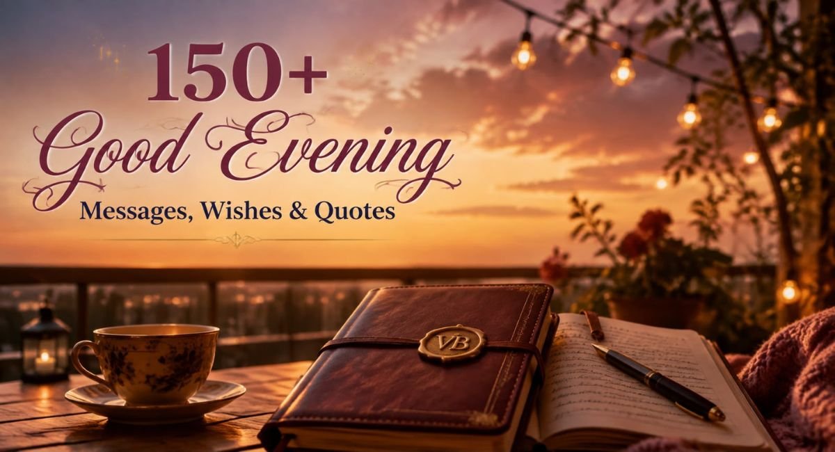 150+ Good Evening Messages, Wishes & Quotes for Friends and Loved Ones