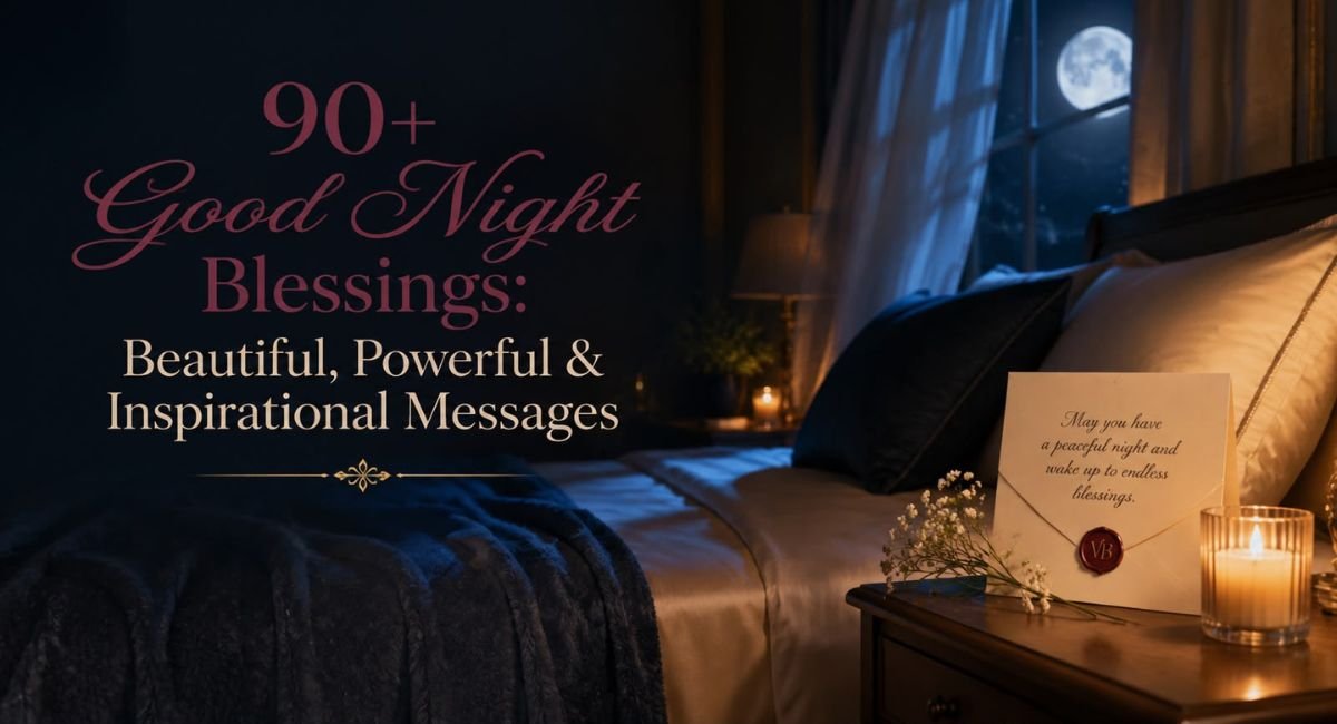 90+ Good Night Blessings: Beautiful, Powerful & Inspirational Messages