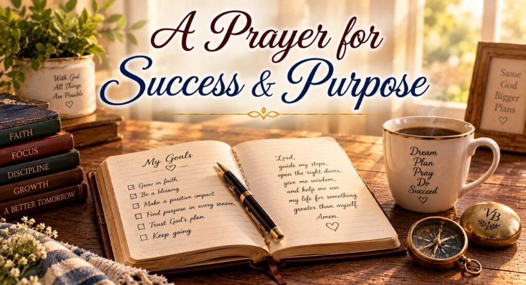 Birthday Prayer for Success and Purpose