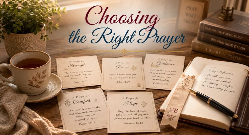 Choose the Right Birthday Prayer