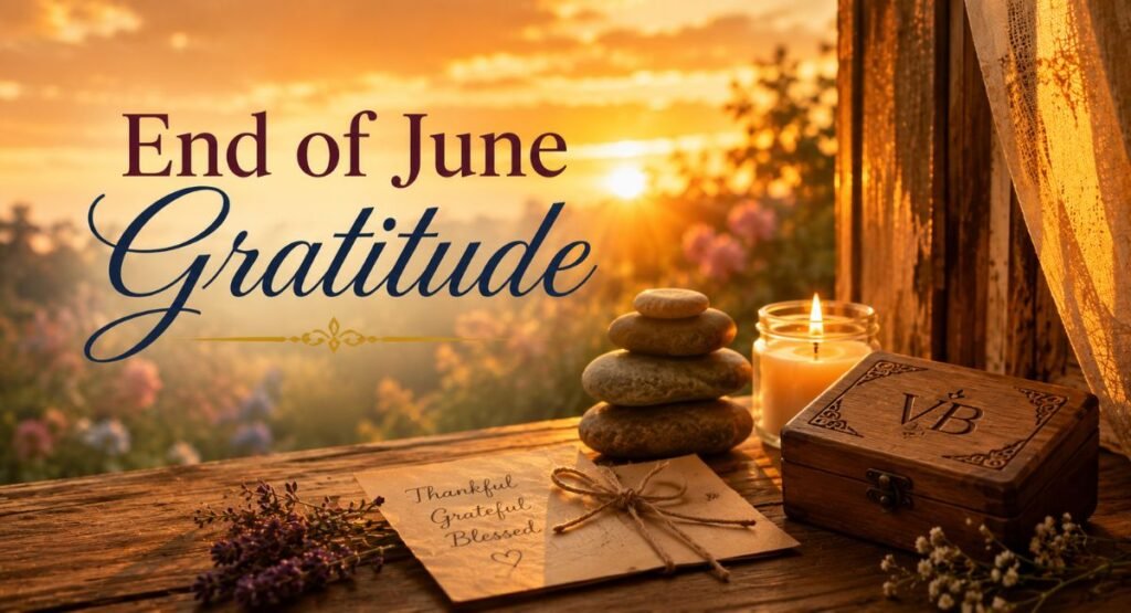 End of June Blessings, Gratitude and Reflection