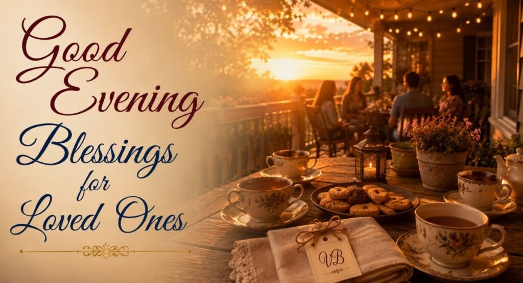 Good Evening Blessings for Friends, Family, and Colleagues
