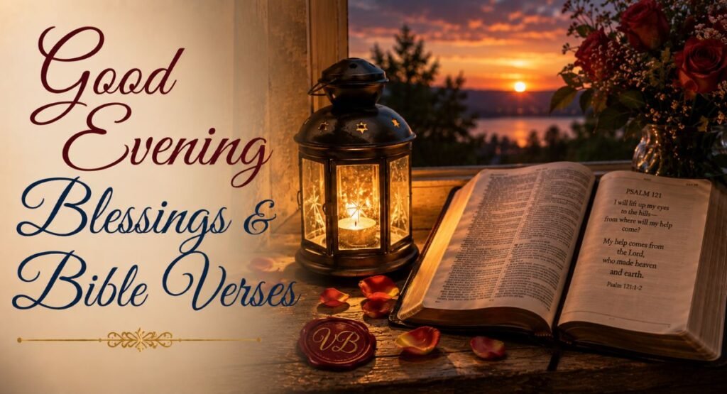 Good Evening Blessings Images, GIFs, and Bible Verses