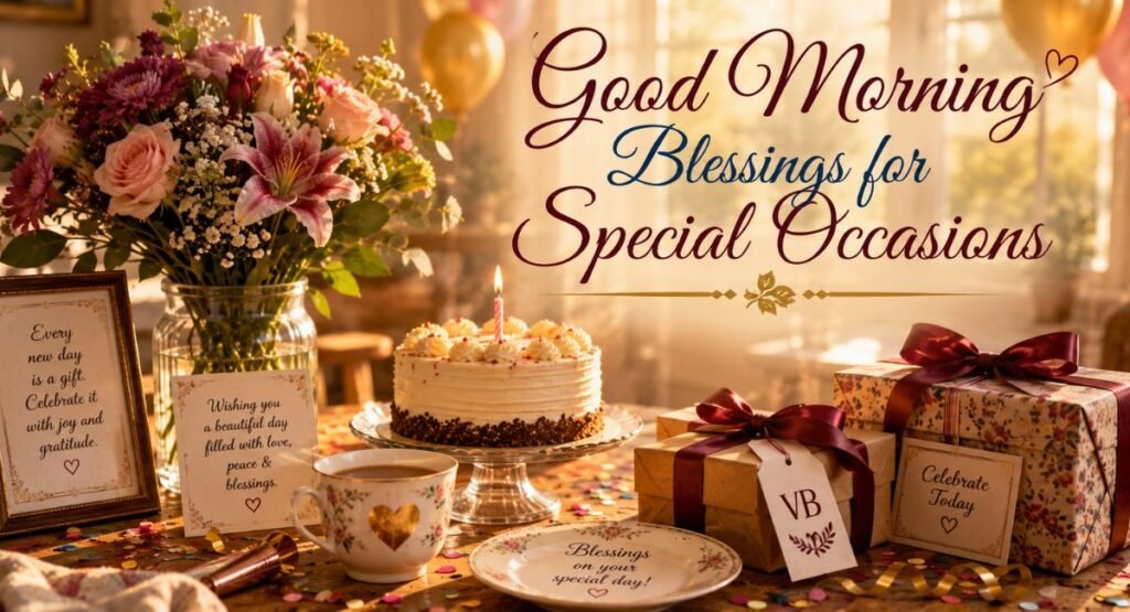 Good Morning Blessings for Special Occasions