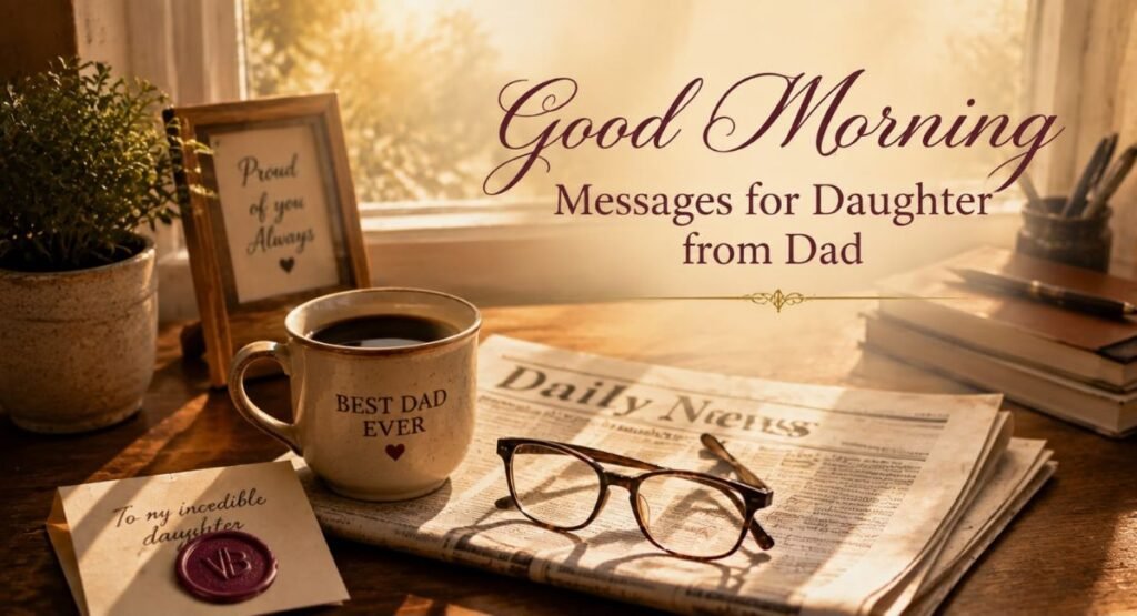 Good Morning Messages for Daughter from Dad