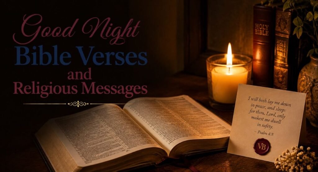 Good Night Bible Verses and Religious Messages