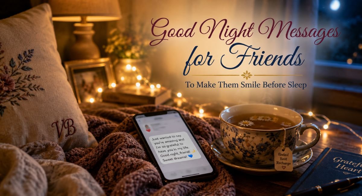 Good Night Message To A Friend