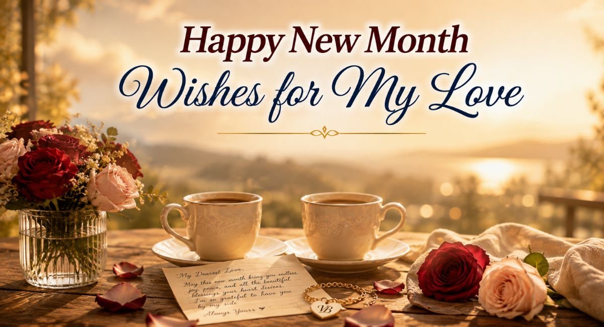 Happy New Month Wishes for My Love