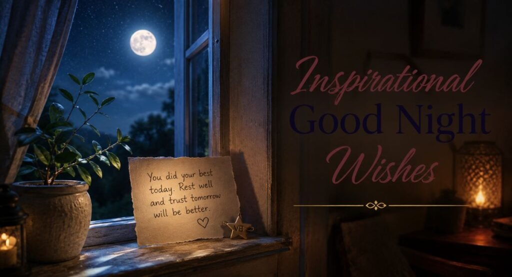 Inspirational Good Night Messages for Friends