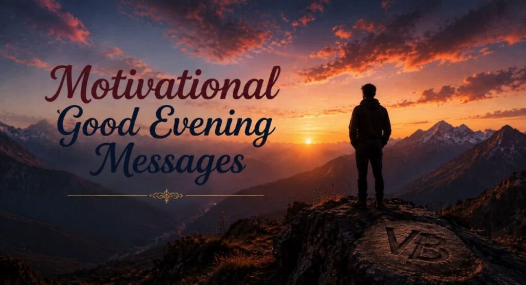 Motivational and Inspirational Good Evening Messages