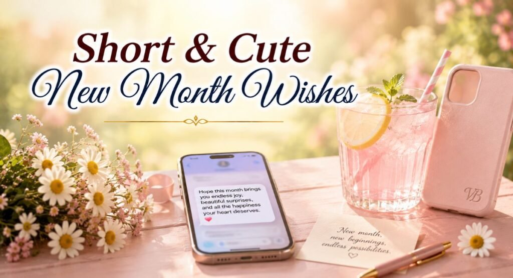 Short and Cute New Month Messages for Your Love or Crush