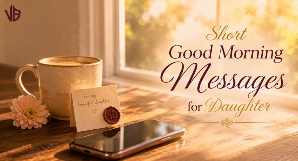 Short Good Morning Messages for Daughter