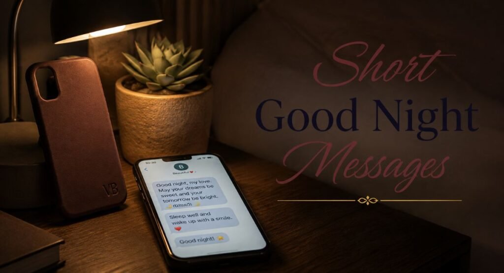 Short Good Night Messages for Friends